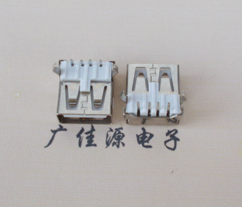 郑州USB AF母座 LCP 耐高温250度280度 环保白胶芯