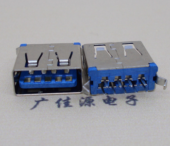 郑州USB 2.0接口USB10.0母座180度直边/弯脚