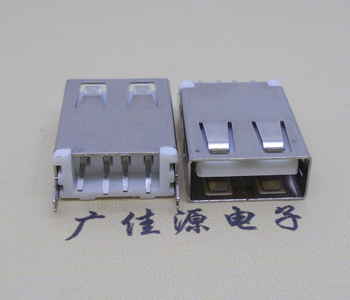 郑州USB AF立式 直插 加长款17.5MM 大电流3A插座