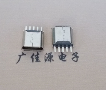 郑州Micro USB接口 母座B型5p引脚焊线无后背