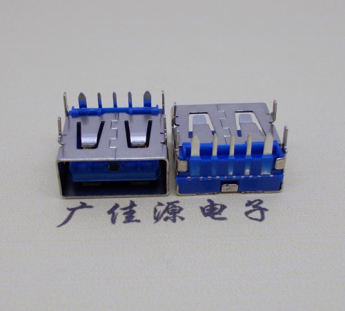 郑州 USB5安大电流母座 OPPO蓝色胶芯,快速充电接口