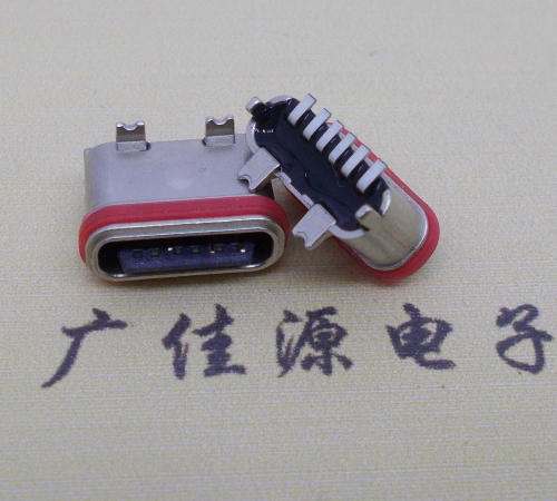 郑州立式贴片防水Type-C6P母座连接器