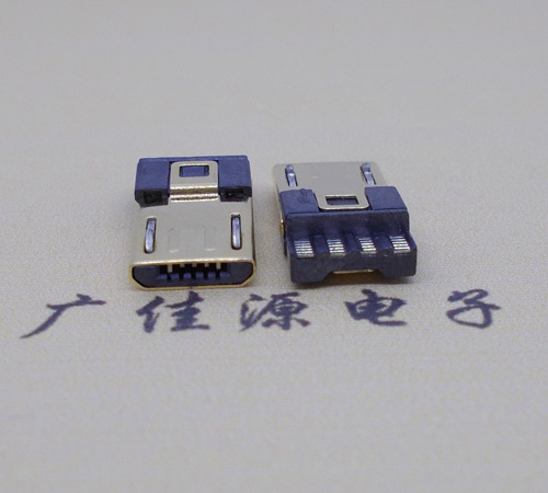 郑州micro usb5p公头 焊线式前五后四6.8外路