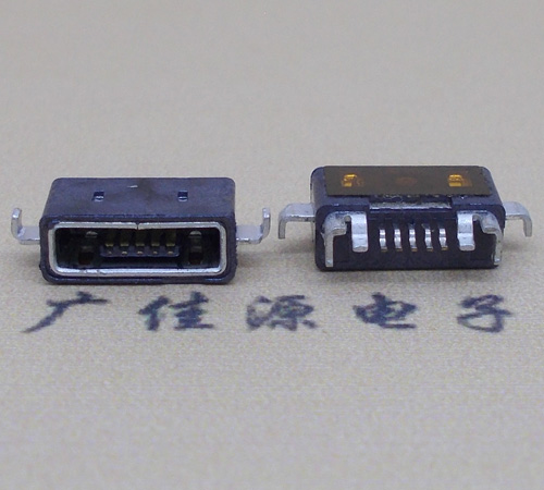 郑州MICRO USB防水AB型口母头3D图纸封装