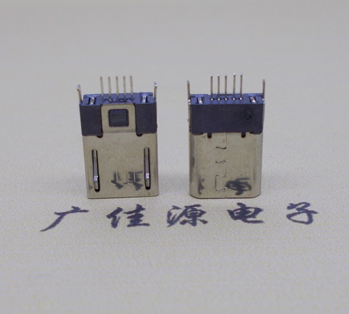 郑州micro-迈克 插座 固定两脚鱼叉夹板1.0公头连接器
