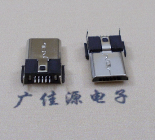 郑州micro usb 5pin公头反向贴板引脚定义