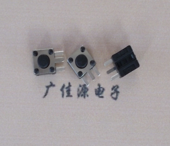 郑州4.5X4.5x3.8侧边三脚插进口弹片不锈钢按键开关