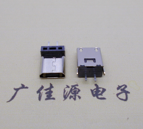 郑州micro 2p直插母座无卷边180度铆合式H=9.3、10.0、10.5、11.5mm