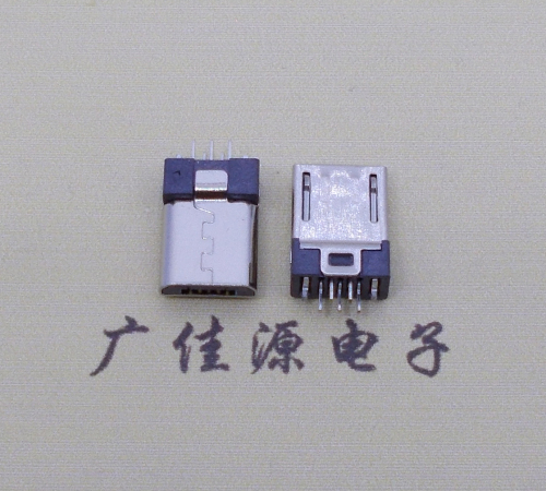郑州micro 5p短体公头夹板0.8无地脚